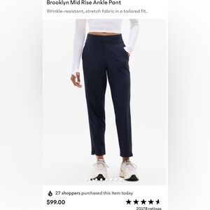 Women’s Athleta Brooklyn Straight Pants - Navy